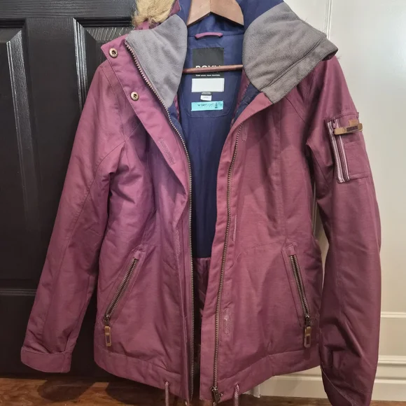 Women's Purple Roxy Meade Snow Jacket S - Picture 1 of 9